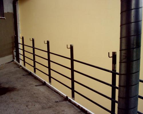 0030. ocelové zábradlí balkonu, RD Popice